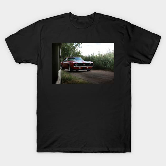 chevrolet camaro ss - 327 T-Shirt by hottehue